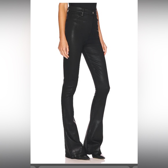 7forallmankind coated jeans size 23 women bootcut - Picture 2 of 3